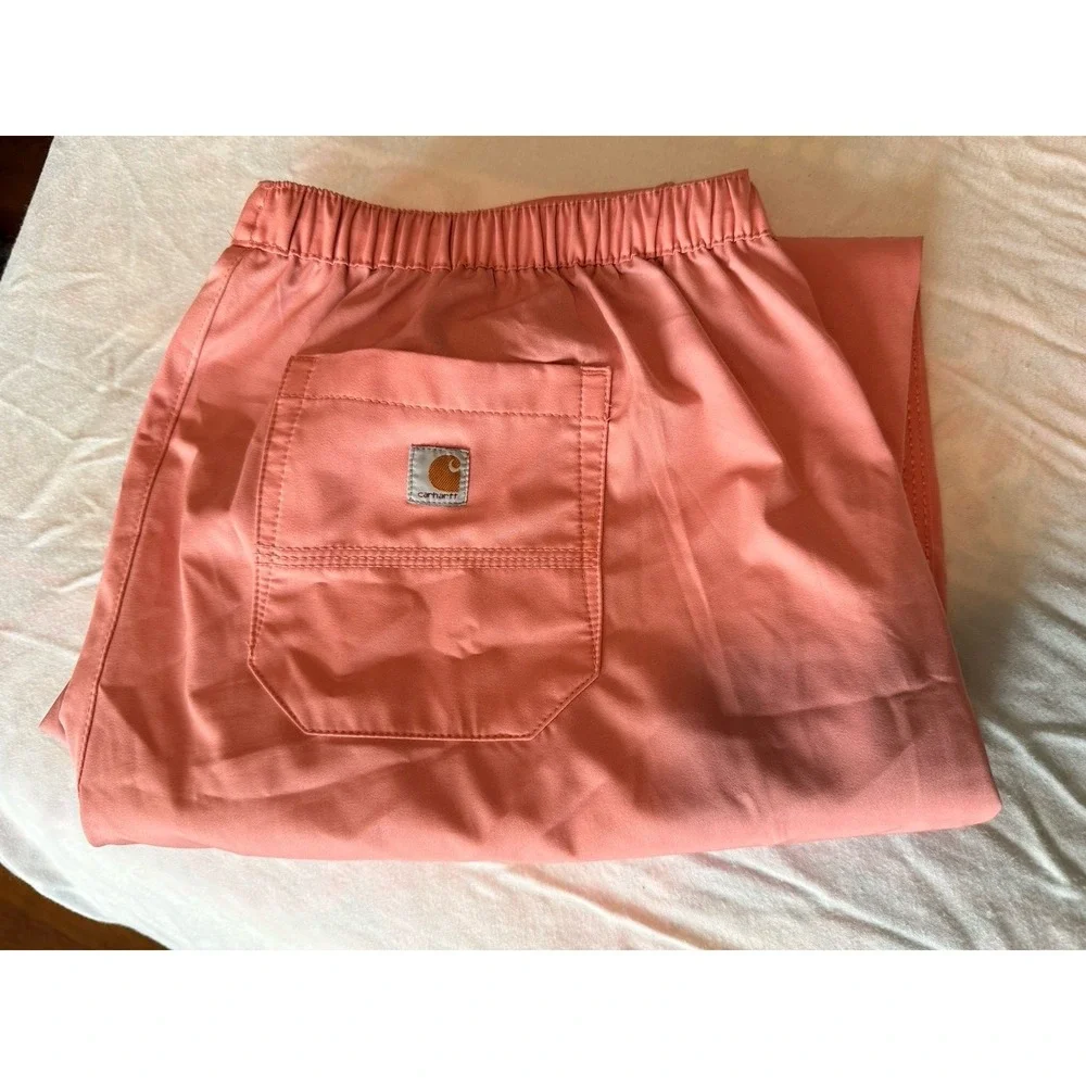 Women's CARHARTT pink peachy scrubs
